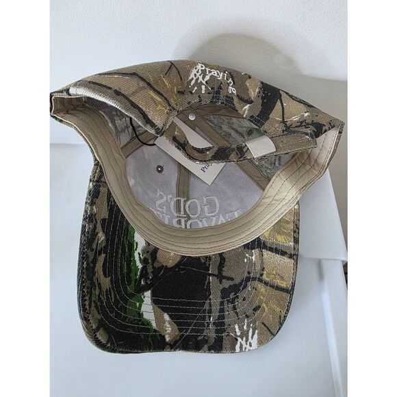 NWT PRAYING SSENSE Exclusive Khaki \'God\'s Favorite\' Real Tree Cap main image 7